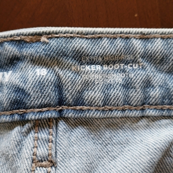 Extra Highrise Buttonfly Kicker Bootcut Jean Size 18 - Picture 4 of 15